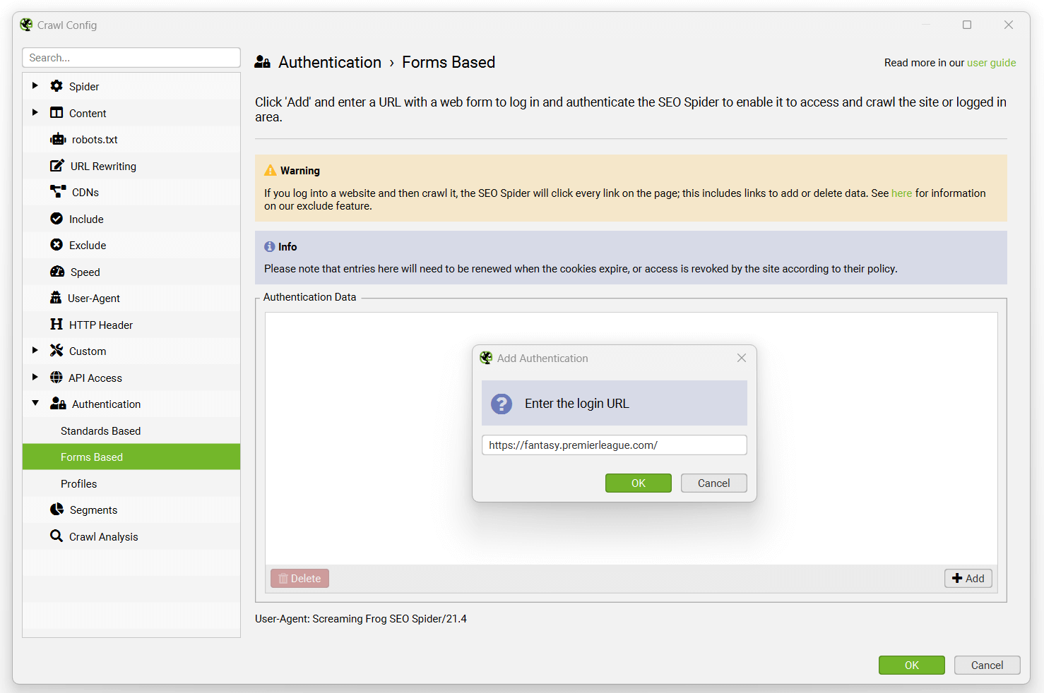Web Form Authentication